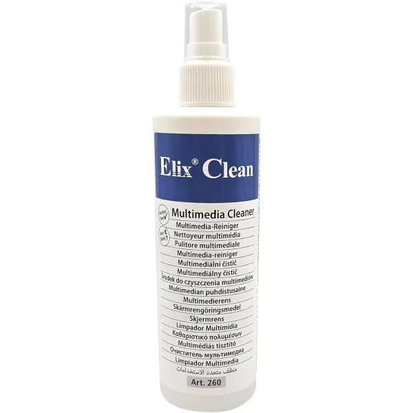 Elix Clean Multimedia Cleaner 250ml Bottle