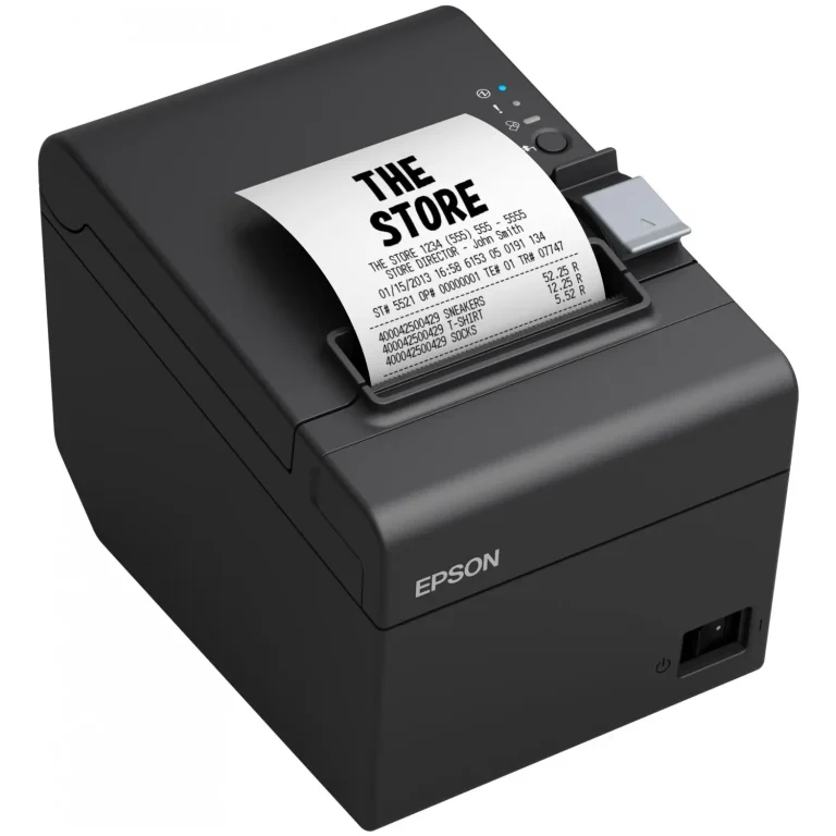 Epson TM-T20III Thermal Receipt Printer front view