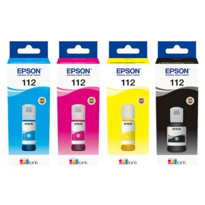 Epson 112 EcoTank Pigment Ink bottles