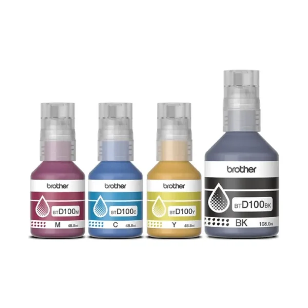 Brother BTD100 Ink Set – Black, Cyan, Magenta, Yellow - Image 3