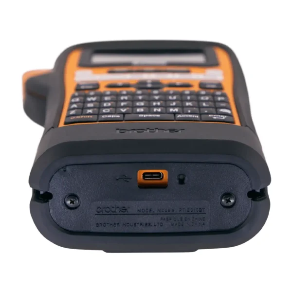 Brother PT-E310BTVP Label Printer charger port view