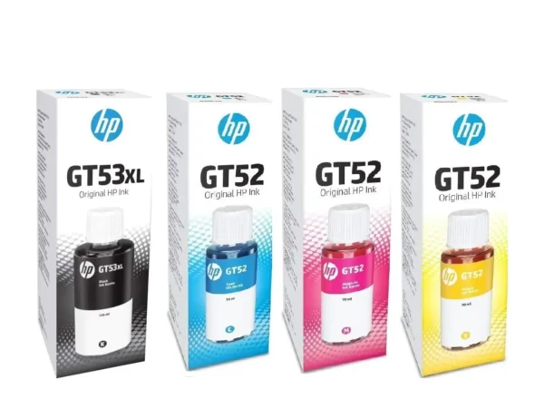 HP GT53XL and GT52 ink bottles combo pack