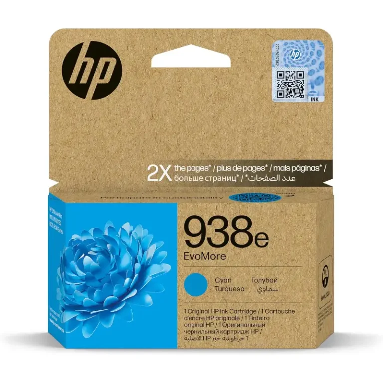 HP 938e EvoMore Cyan Ink Cartridge for HP OfficeJet Pro Printers