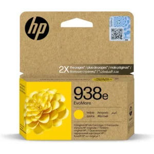 HP 938e EvoMore Yellow Ink Cartridge (4S6Y1PE) for HP OfficeJet Pro Printers