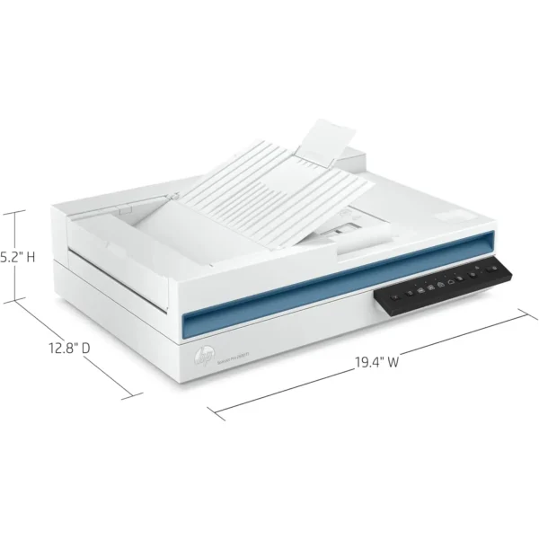 HP ScanJet Pro 2600 f1 Duplex Document Scanner with ADF – Fast 2-Sided Scanning - Image 2