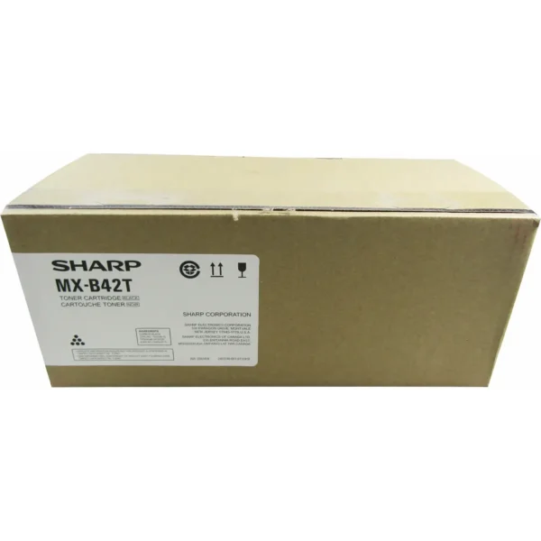 Sharp MX-B42T black toner cartridge box view