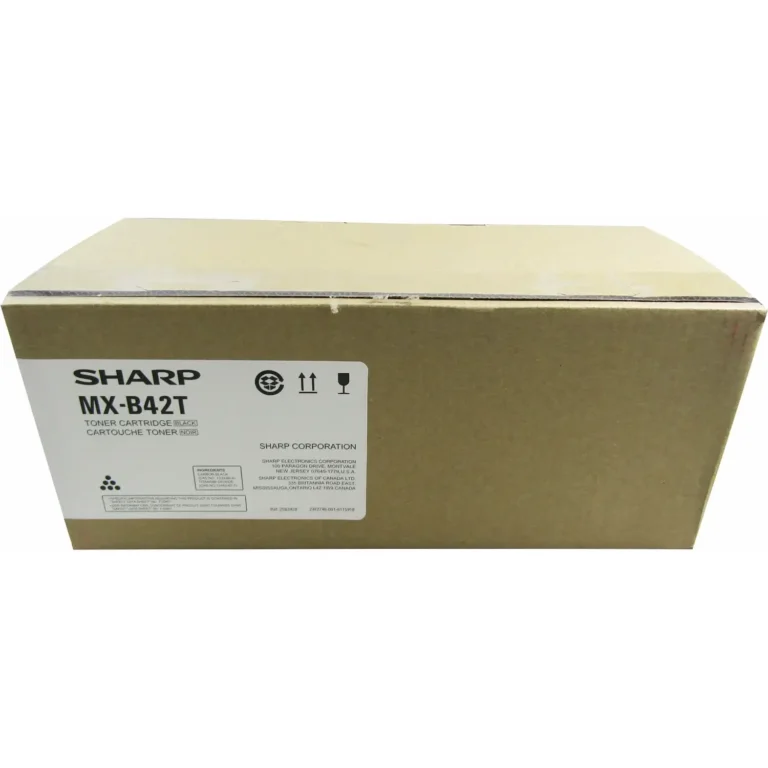 Sharp MX-B42T black toner cartridge box view