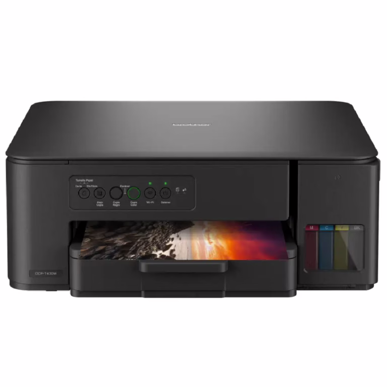 Brother DCP‑T430W 3‑in‑1 Ink Tank Printer – wireless printing, scanning, and copying with refillable ink for home and office