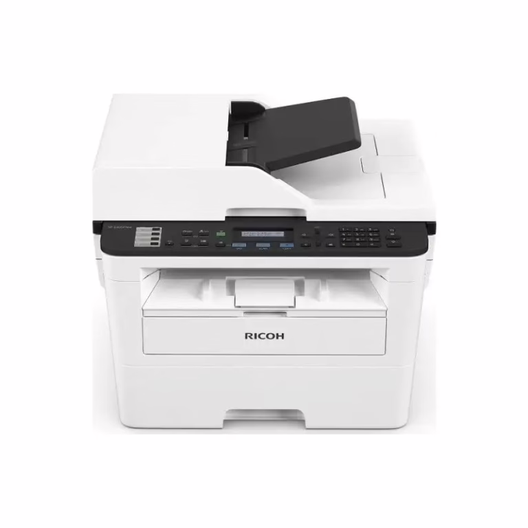 Ricoh SP 230SFNw 4-in-1 monochrome laser printer with wireless and duplex printing