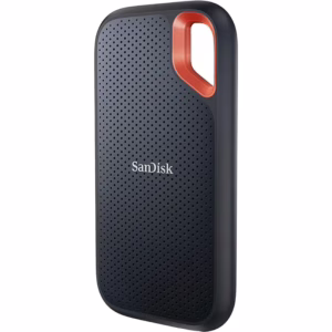 Front view of SanDisk Extreme Portable SSD 4TB