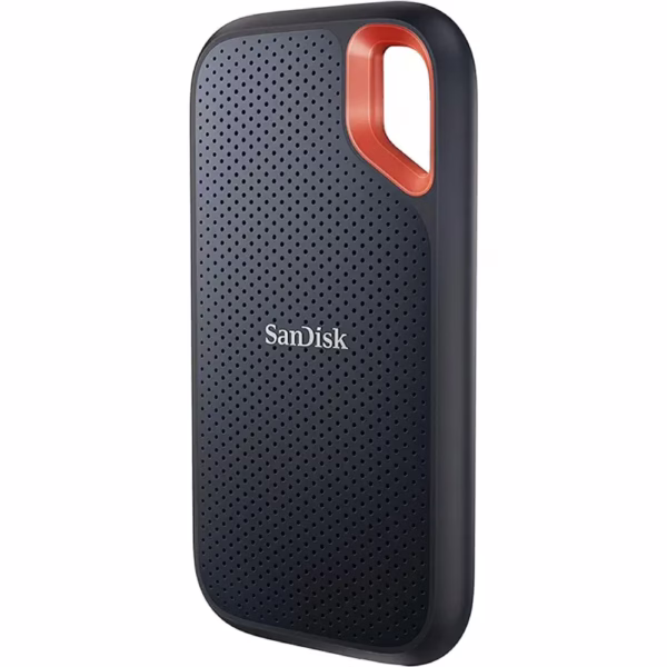 Front view of SanDisk Extreme Portable SSD 4TB