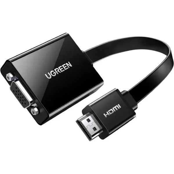 UGREEN Active HDMI to VGA Adapter Converter with 3.5mm Audio Jack | P/N 40248B - Image 2