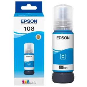 Epson 108 EcoTank cyan ink bottle 70 ml UAE