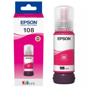 Epson 108 EcoTank magenta ink bottle 70 ml UAE