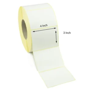 Generic 4×3 Thermal Label Roll 500 Labels UAE