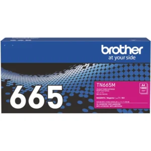 Brother TN665M genuine magenta standard yield toner cartridge 1800 pages UAE color laser printing