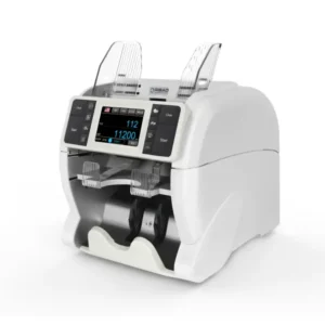Ribao BCS-165 1+1 pocket mixed denomination banknote counter with dual CIS counterfeit detection