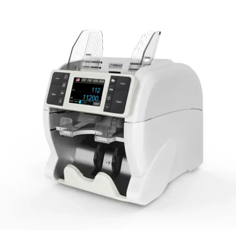 Ribao BCS-165 1+1 pocket mixed denomination banknote counter with dual CIS counterfeit detection