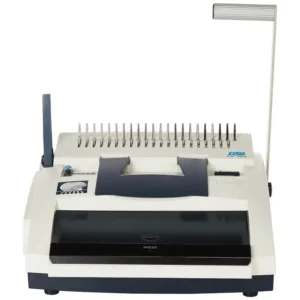 DSB CW-350 manual comb and 3:1 wire binding machine with dual punching and 500-sheet capacity