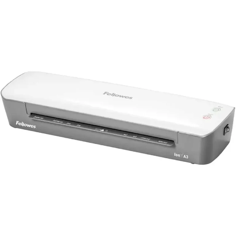 Fellowes Ion A3 laminator with 320mm entry width and 80 to 125 micron pouch support