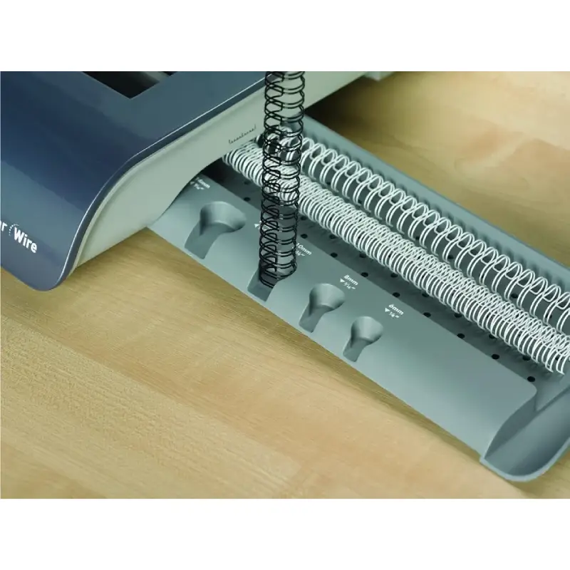 Fellowes Quasar Wire Manual 3:1 Wire Binding Machine – 15-Sheet Punch Capacity, Up to 130 Sheets Binding - Image 2