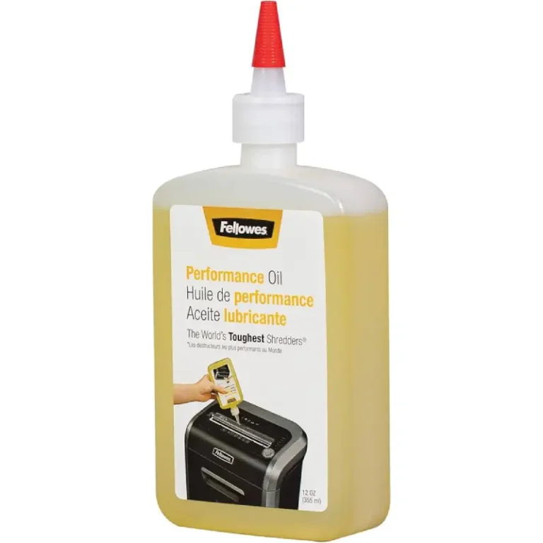 Fellowes Shredder Oil 355ml genuine lubricant for cross-cut and micro-cut paper shredders