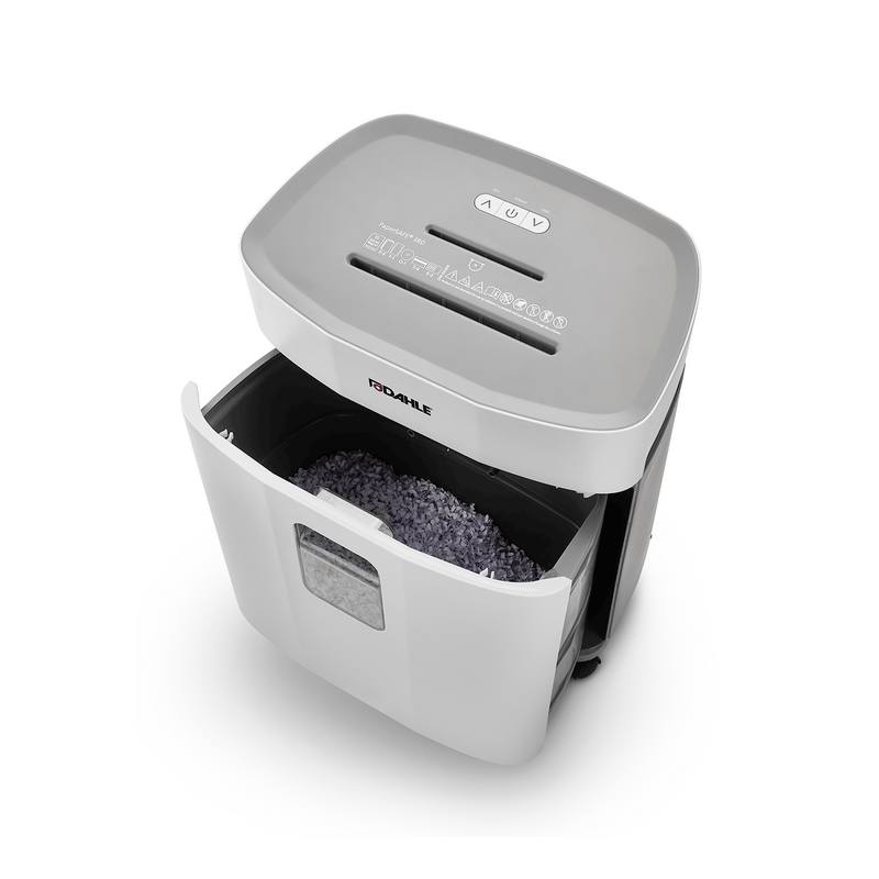 DAHLE PaperSAFE PS 380 Cross-Cut Paper Shredder – 15 Sheets, 4 × 12 mm, P-4 Security, 25L Bin - Image 3