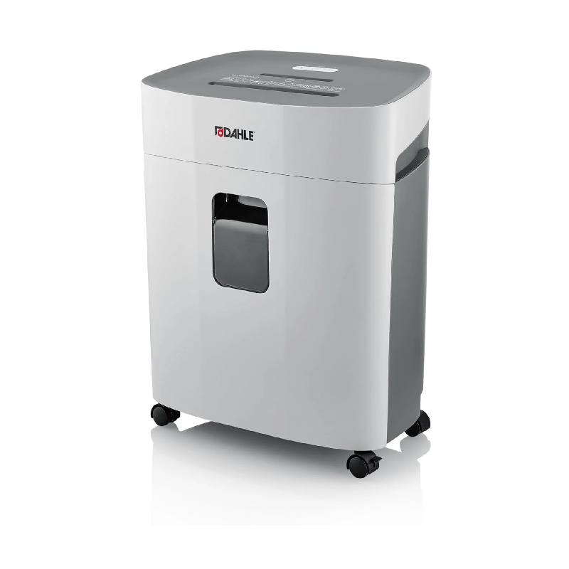 DAHLE PaperSAFE PS 380 cross-cut paper shredder with P-4 security, 15-sheet capacity and 25-litre waste bin